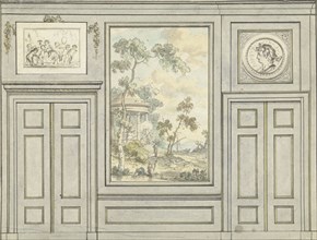 Room wall design, c.1752-c.1819. Creator: Juriaan Andriessen.