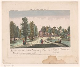 View of the Maliebaan in Utrecht, 1755-1779. Creator: Balthasar Friedrich Leizelt.