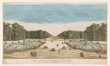 View of the Garden of Versailles, 1759-c.1796. Creator: Unknown.