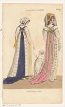 Magazine of Female Fashions of London and Paris, Costume Parisien, No 34.3, November, 1800, 1800. Creator: Unknown.