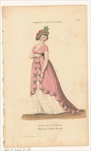 Magazine of Female Fashions of London and Paris, No. 6, Fashions August 1798: Paris Full..., 1798. Creator: Unknown.