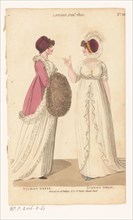 Magazine of Female Fashions of London and Paris. No. 36. London Feb., 1801: Walking Dress..., 1801. Creator: Unknown.