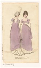 Magazine of Female Fashions of London and Paris, No. 20. London Full Dress. Oct. 1799, 1799. Creator: Unknown.