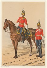 Two British soldiers, 1875-1925. Creator: Richard Simkin.