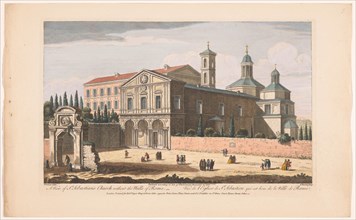 View of the Church of Saint Sebastian Outside the Walls in Rome, 1750. Creator: Thomas Bowles.