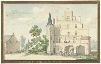 The Castle and School in Wouw, 1741. Creator: Aert Schouman.