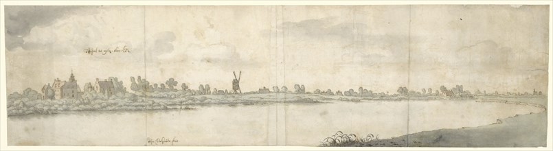View of Kasteel Ooij, near Nijmegen, North Brabant, 1682. Creator: Josua de Grave.