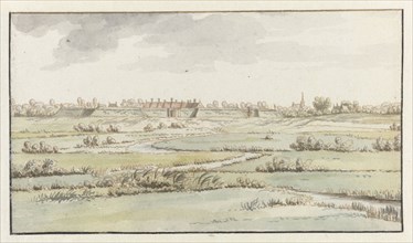 View of the Fortress of Saint-Michiel, near ’s-Hertogenbosch, 1672. Creator: Josua de Grave.