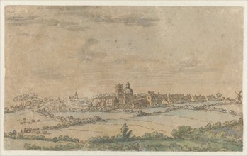 View of Scherpenheuvel, Flemish Brabant, c.1674. Creator: Josua de Grave.