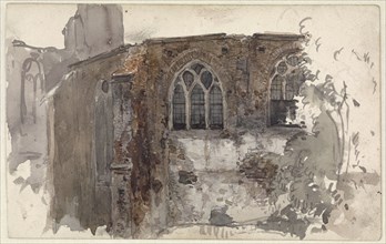 Ruin of a church, c.1834-c.1893. Creator: Willem Antonie van Deventer.
