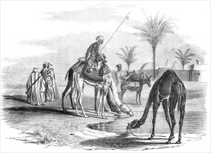 Grand Cairo to Gaza - Village on the Borders of the Desert, 1857. Creator: Smyth.