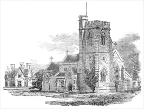 New Church of St. John the Baptist, Isleworth, 1857. Creator: Unknown.