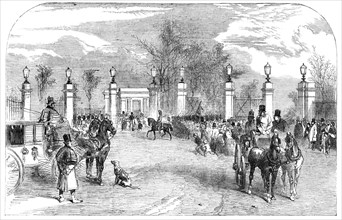 New Buckingham-Gate, St. James's Park, 1857. Creator: Unknown.