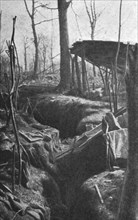''Le reduit d'Avocourt, apres la repise du bois, le 29 mars', 1916. Creator: Unknown.