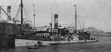 'Les sous-marins allemands chez les neutres; les visites de sous-marins allemands aux ports..., 1916 Creator: Unknown.