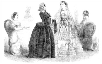 Fashions for March, 1857. Creator: Unknown.