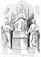 Marble Group in the Prince's Chamber, House of Lords - Her Majesty Queen Victoria..., 1857. Creators: Unknown, J. & A.W..