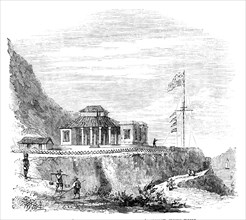 Pedder's Hill and Harbour-Master's House, Hong-Kong, 1857. Creator: Unknown.