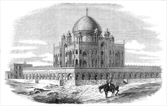 Near Delhi: Tomb of the Emperor Humayon, where the Two Sons and Grandson of the King..., 1857. Creator: Unknown.