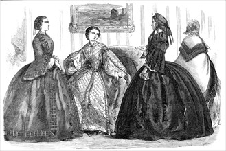 Fashions for December, 1857. Creator: Unknown.