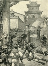 'The War In China: The Fighting at Tientsin', July 1900, (c1900).  Creator: H.M.P..