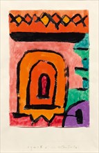 A side portal, 1940. Creator: Klee, Paul (1879-1940).