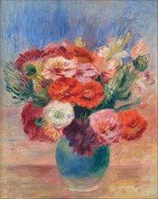 Bouquet of flowers in earthen pitcher, 1885. Creator: Renoir, Pierre Auguste (1841-1919).