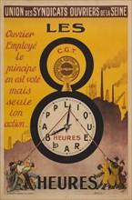 Eight-hour day, 1919. Creator: Doumenq, Félix (1879-1934).