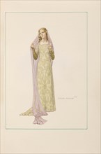 Illustration for Pelléas et Mélisande by Maurice Maeterlinck, 1922. Creator: Schwabe, Carlos (1866-1926).