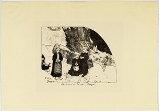 Les drames de la mer, 1889. Creator: Gauguin, Paul Eugéne Henri (1848-1903).