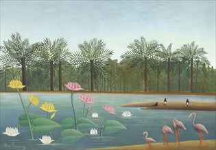 Les Flamants (The Flamingoes), 1907. Creator: Rousseau, Henri Julien Félix (1844-1910).