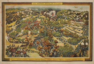 Les grandes batailles d'Alsace, c.1920. Creator: Auglay, Lucien (1880-1947).