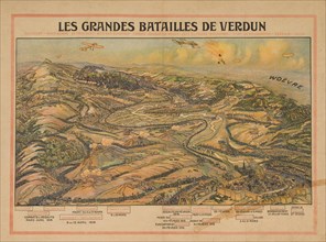 Les grandes batailles de Verdun, c.1920. Creator: Auglay, Lucien (1880-1947).