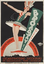 Movie poster "Broadway" by Paul Fejos, 1929. Creator: Rohman, Eric (1891-1949).