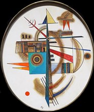 Oval n°2, 1925. Creator: Kandinsky, Wassily Vasilyevich (1866-1944).