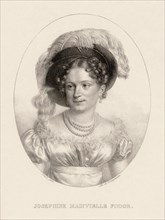 Portrait of opera singer Joséphine Fodor (1789/93-1870), 1815. Creator: Singry, Jean-Baptiste (1782-1824).