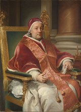 Portrait of the Pope Clement XIII (1693-1769). Creator: Anonymous.