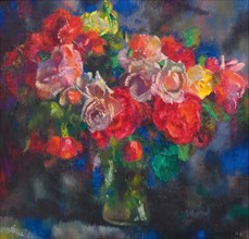 Roses, 1933. Creator: Giacometti, Augusto (1877-1947).