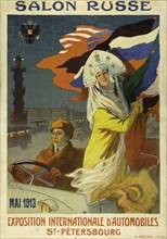 Salon russe. Exposition internationale d'automobiles. Saint-Pétersbourg, 1913. Creator: Péan, René Louis (1875-1945).