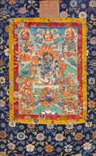 Thangka of the six-armed Mahakala, 19th century. Creator: Tibetan culture.