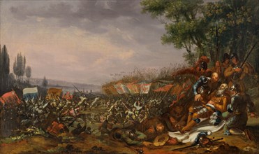 The Battle of Sempach on 9 July 1386, 18th century. Creator: Anonymous.