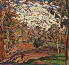 Through the trees (Fairy park), 1919. Creator: Manievich (Manevich), Abraham (Abram) (1883-1942).