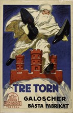 Tre Torn galoscher, 1920s. Creator: D'Ylen, Jean (1886-1938).