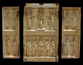 Triptych Casanatense: Triptych with Deesis and saints, Mid of the 10th century. Creator: Byzantine Master.