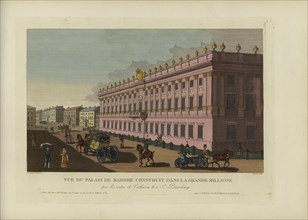 Vue du palais de marbre, construit dans la Grande Millione, par les ordres de Catherine..., 1817-24. Creator: Courvoisier-Voisin, Henri (1757-1830).