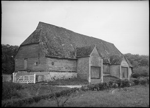 Tithe Barn, Cherhill, Wiltshire, Wiltshire, 1930s. Creator: Marjory L Wight.