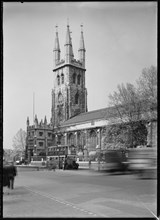 St Sepulchre's Church, Holborn Viaduct, Holborn, City of London, Greater London Authority, 1945-1960 Creator: Margaret F Harker.