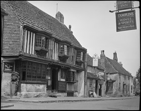 The Star Inn, High Street, Alfriston, Wealden, East Sussex, 1940-1949. Creator: Ethel Booty.