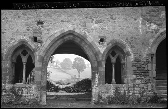 Cleeve Abbey, Chapter House, Old Cleeve, West Somerset, Somerset, 1940-1948. Creator: Ethel Booty.
