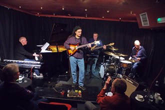 Davide Giovannini, Guillermo Hill, Andy Lafone..., Verdict Jazz Club, Brighton, E Sussex, Feb 2023. Creator: Brian O'Connor.
